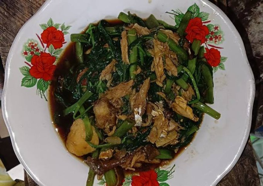 Kangkung Cah Ikan Pari