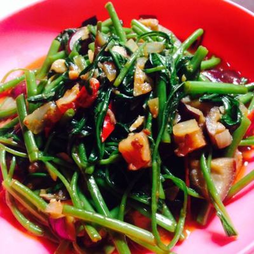 Kangkung Cah Terong Kecap Manis