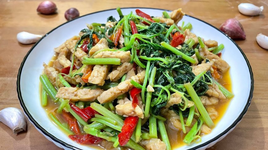 Tumis Tempe Bayam