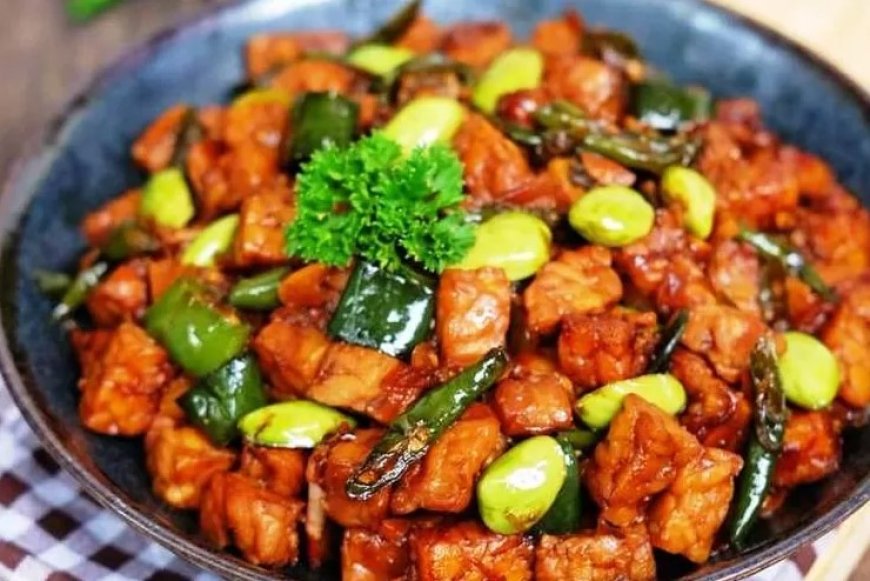 Tumis Tempe Kentang Pete