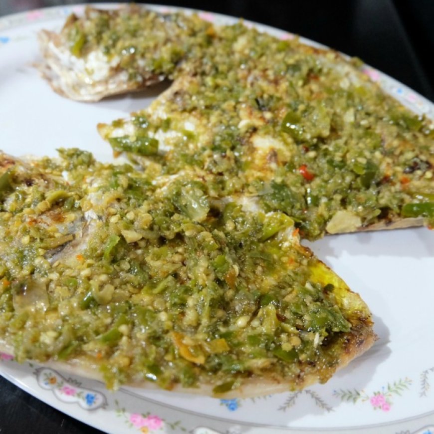 Ikan Kakap Rica Hijau