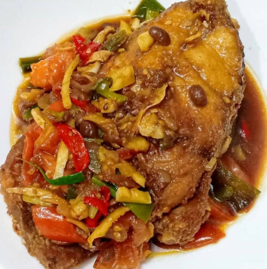 Ikan Kakap Goreng Saos Padang