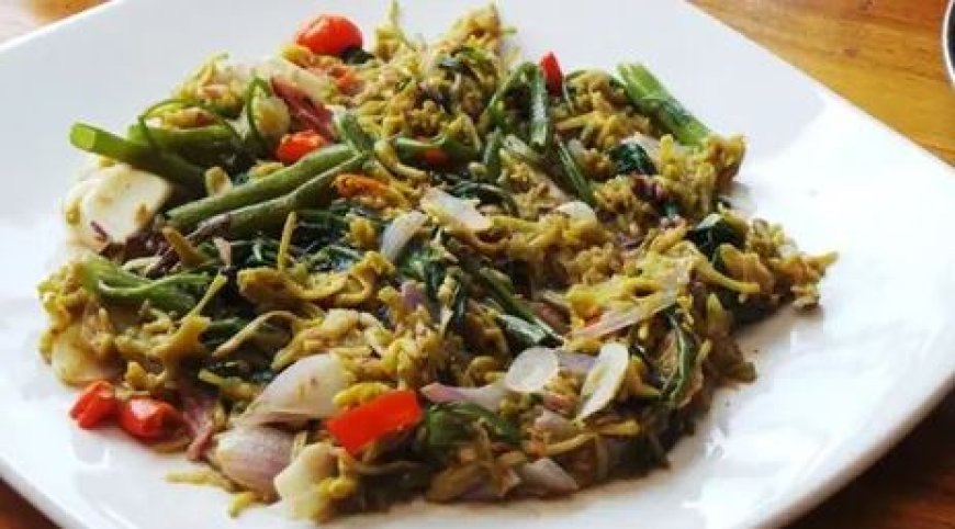 Lele Tumis Bunga Pepaya