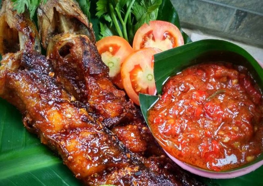 Lele Bakar Bumbu Kecap Pedas