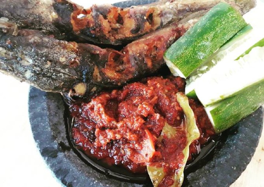 Lele Bakar Sambal Terasi