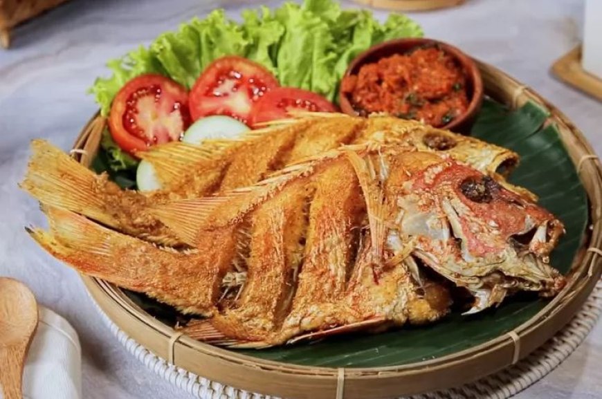 Ikan Baronang Goreng Tepung
