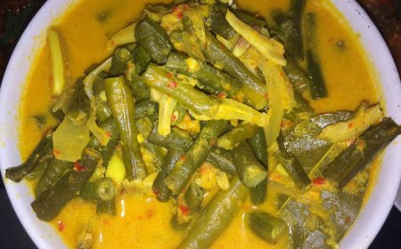 Ikan Teri Kacang Panjang Santan