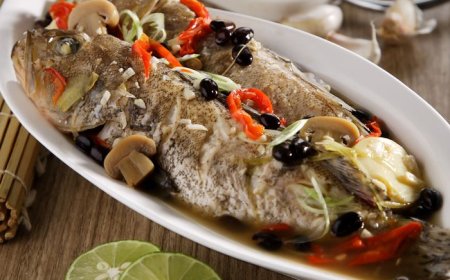 Ikan Kerapu Tumis Jamur