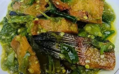 Ikan Gabus Sambal Hijau