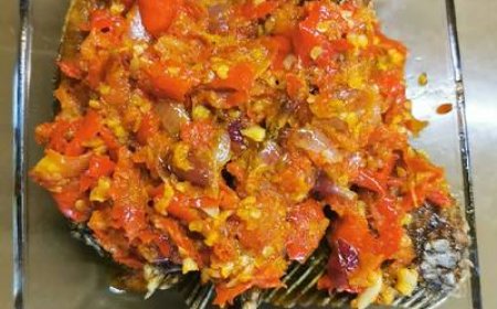 Gurame Goreng Bumbu Balado