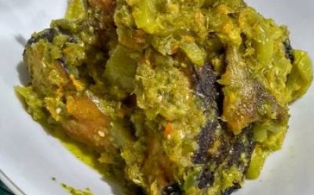 Ikan Patin Goreng Balado Hijau