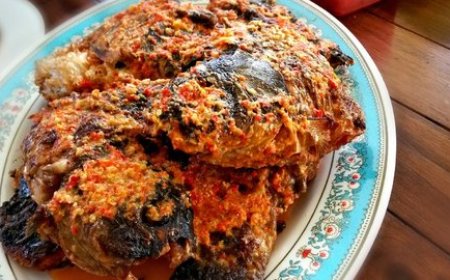 Ikan Patin Bakar Bumbu Rujak