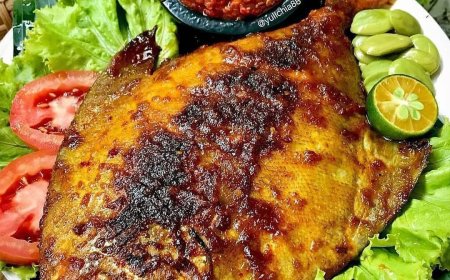 Ikan Bawal Bakar