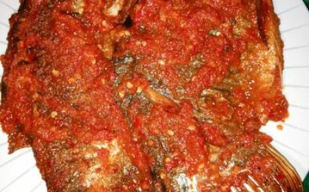Ikan Bawal Balado