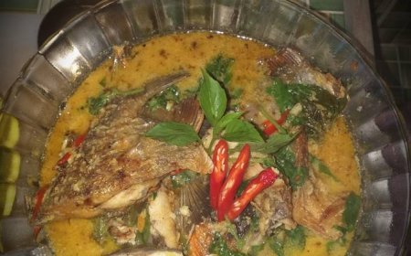 Ikan Bawal Kuah Santan