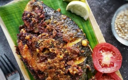 Ikan Bawal Bakar Bumbu Bali