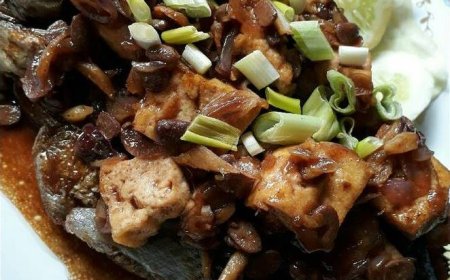 Ikan Bawal Tahu Kecap
