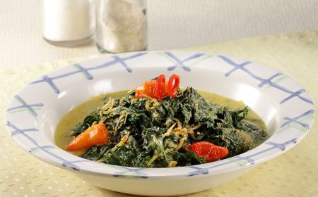Ikan Mas Tumis Daun Singkong