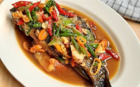 Ikan Mas Tumis Petis
