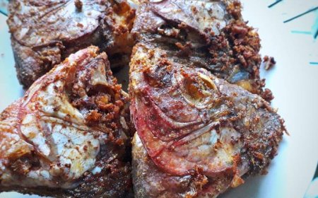 Kepala Ikan Nila Goreng
