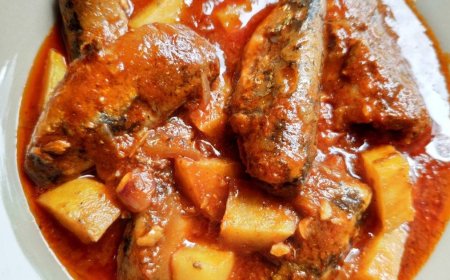 Sarden Sambal Goreng Kentang