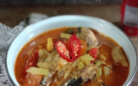 Sarden Tumis Labu Siam