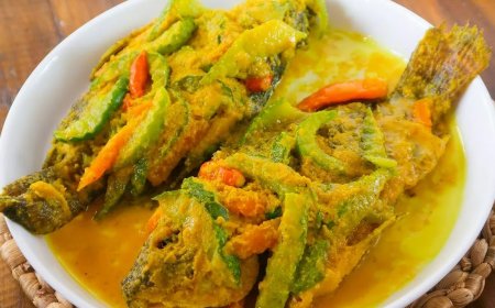 Ikan Mujair Acar Kuning