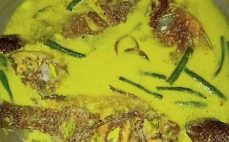 Ikan Mujair Kari Kacang Panjang