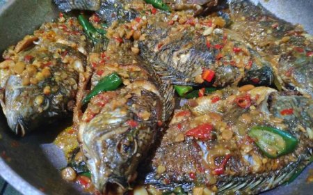 Ikan Mujair Sambal Tauco