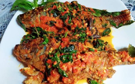 Ikan Mujair Rica-Rica Kemangi