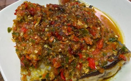 Ikan Tenggiri Bakar Rica-Rica