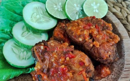 Ikan Tenggiri Bumbu Cobek