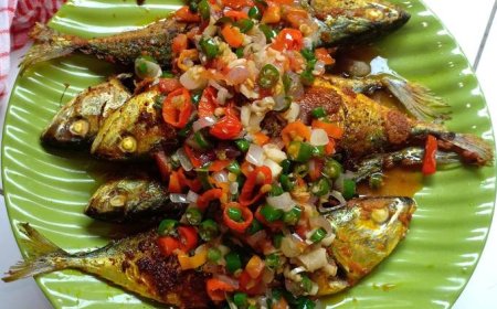 Ikan Selar Panggang Sambal Matah