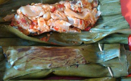 Pepes Ikan Selar Jamur