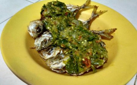 Ikan Selar Rica-Rica Hijau