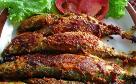 Ikan Selar Goreng Bumbu Padang