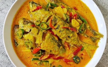 Ikan Selar Kuah Santan Pedas