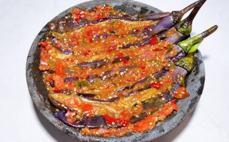 Terong Kering Sambal Penyet