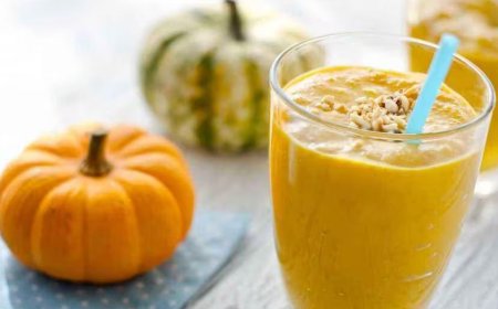 Labu kuning smoothie