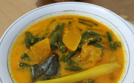 Labu kuning dan kacang polong curry