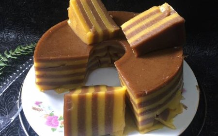Kue Labu Kunyit dan Dark Chocolate