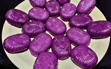 Kue ku bakar ubi jalar