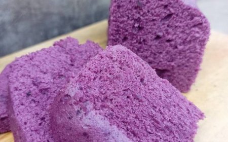 Kue bolu kukus ubi jalar