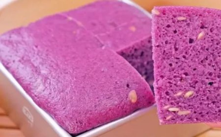 Bolu Pandan Ubi Ungu