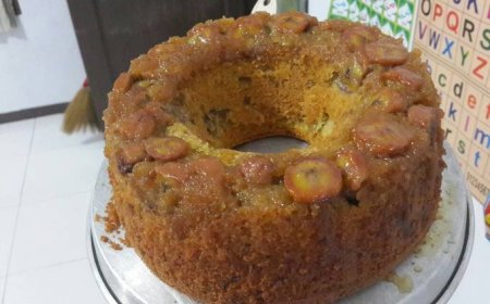 Bolu Pisang Caramel