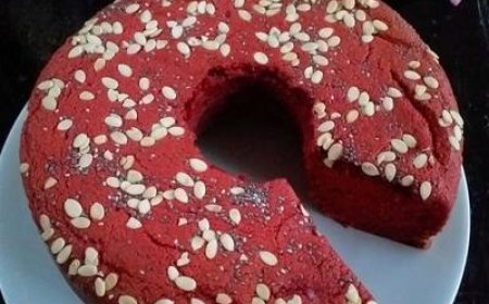 Bolu Pisang Red Velvet
