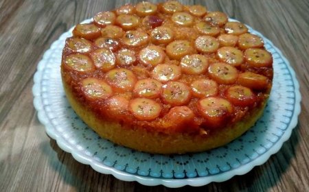 Bolu Pisang Pineapple Upside Down