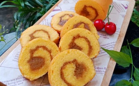 Bolu Gulung Pineapple Upside-Down