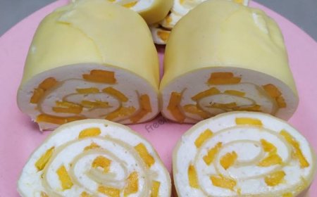 Bolu Gulung Mango Sticky Rice