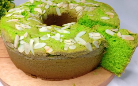 Bolu Almond Pandan